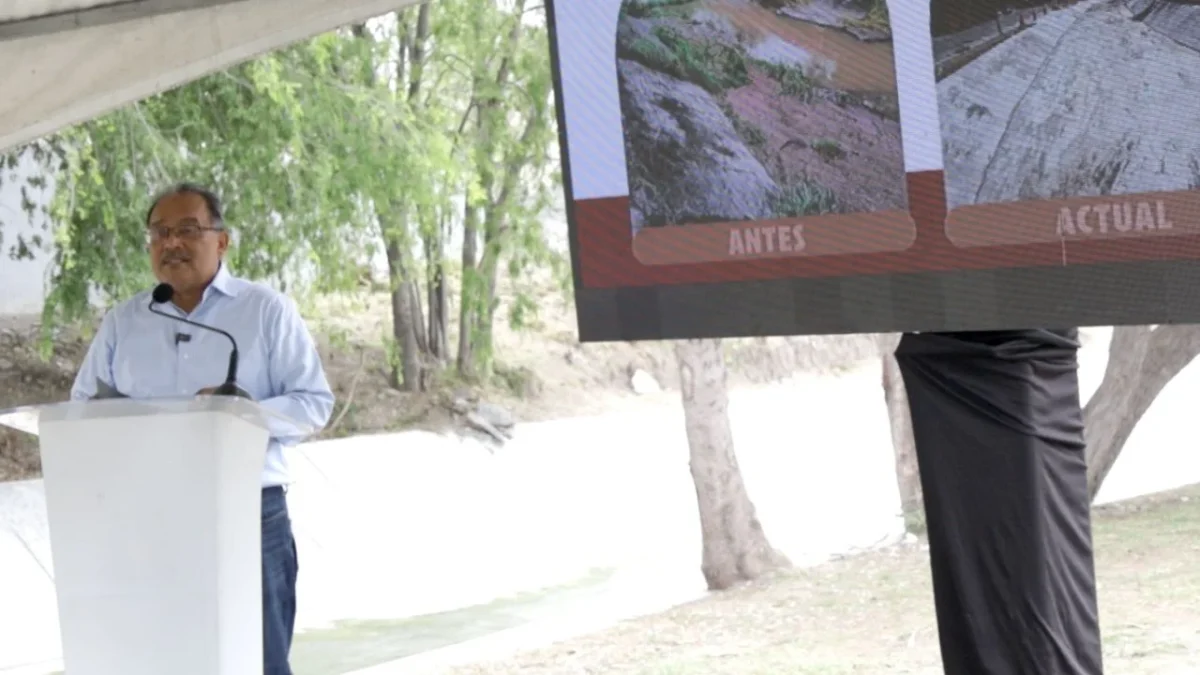 En Escobedo se entregó una nueva etapa de obras que mejoran la eficiencia del drenaje pluvial en la colonia Monterreal.