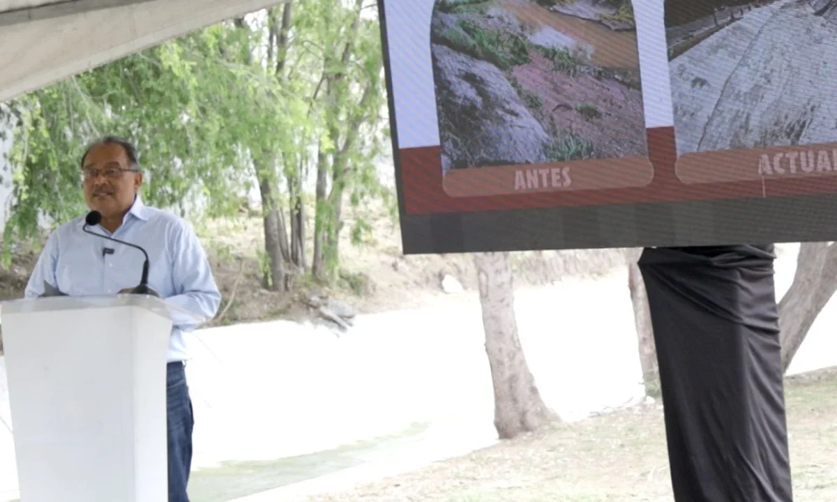 En Escobedo se entregó una nueva etapa de obras que mejoran la eficiencia del drenaje pluvial en la colonia Monterreal.