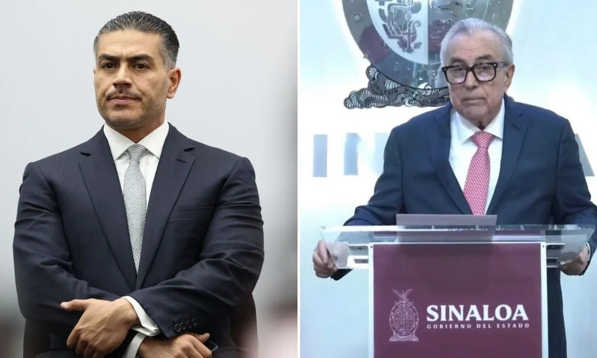 García Harfuch señaló que el gobernador con licencia, Rubén Rocha, sigue en Sinaloa y confirmó que cuenta con una escolta federal.