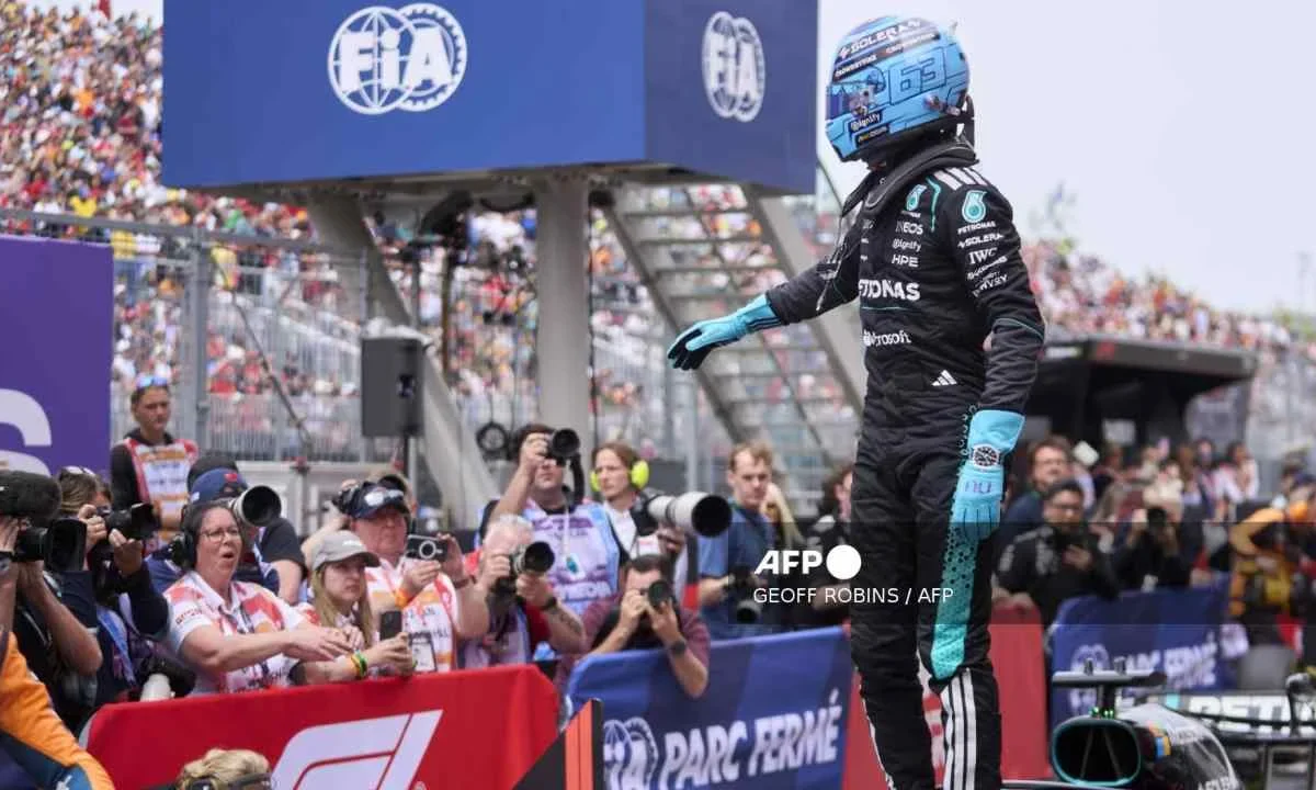 El británico George Russell se impuso en la carrera sprint del Gran Premio de Canadá.