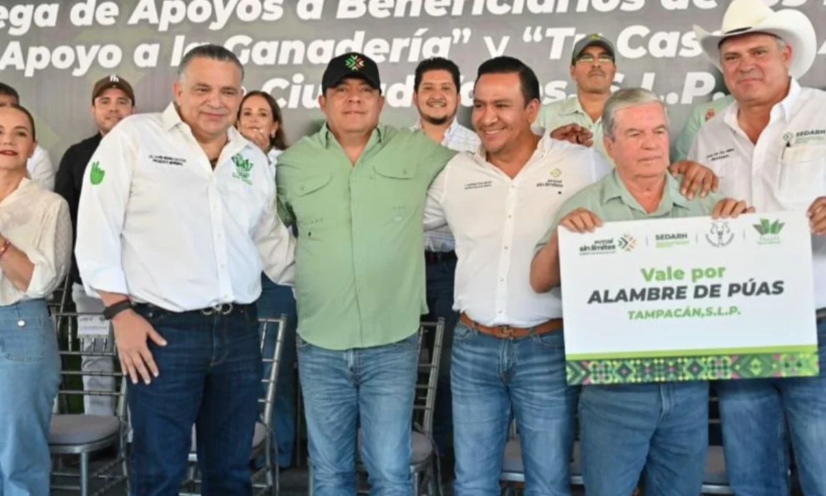 Con una inversión de más 20 millones de pesos, Ricardo Gallardo fortalece la tecnificación del campo para producción.