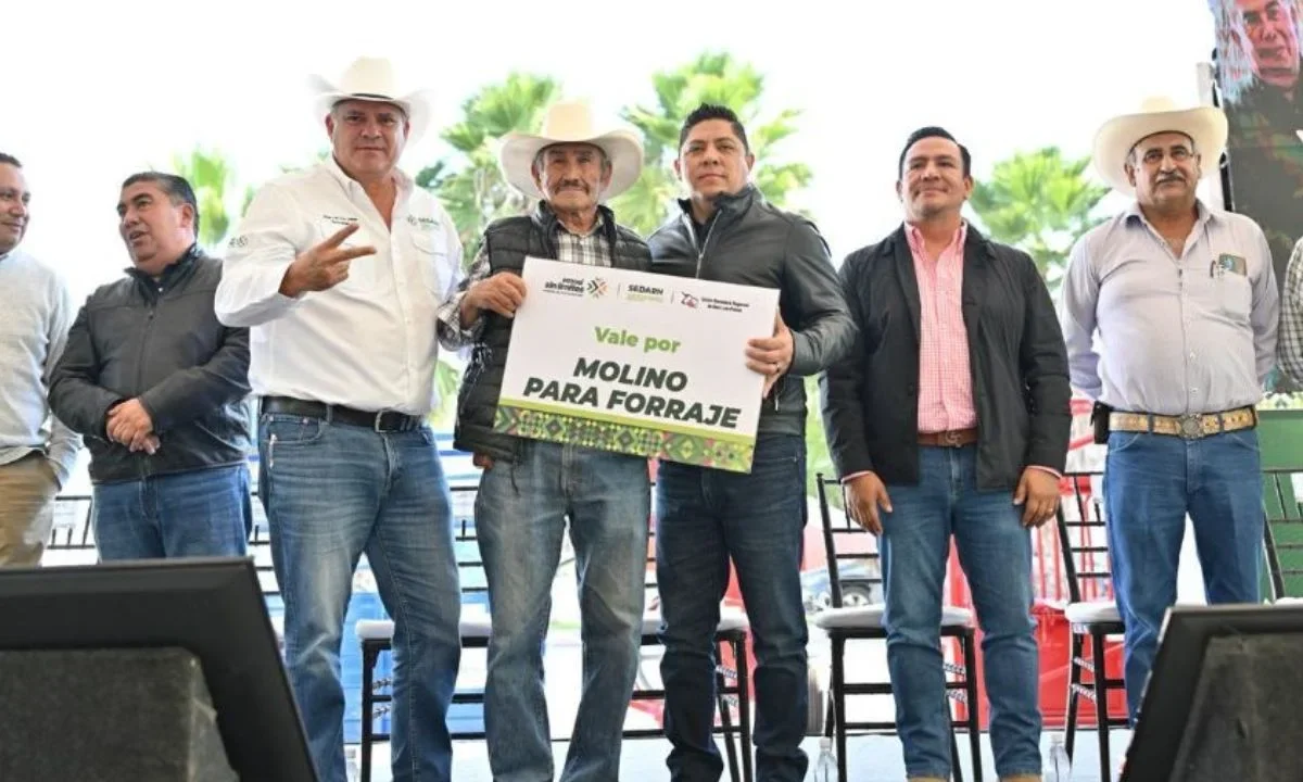 Ricardo Gallardo anunció que duplicará estos beneficios para el 2026 y 2027, consolidando el cambio sostenible en el sector agropecuario.