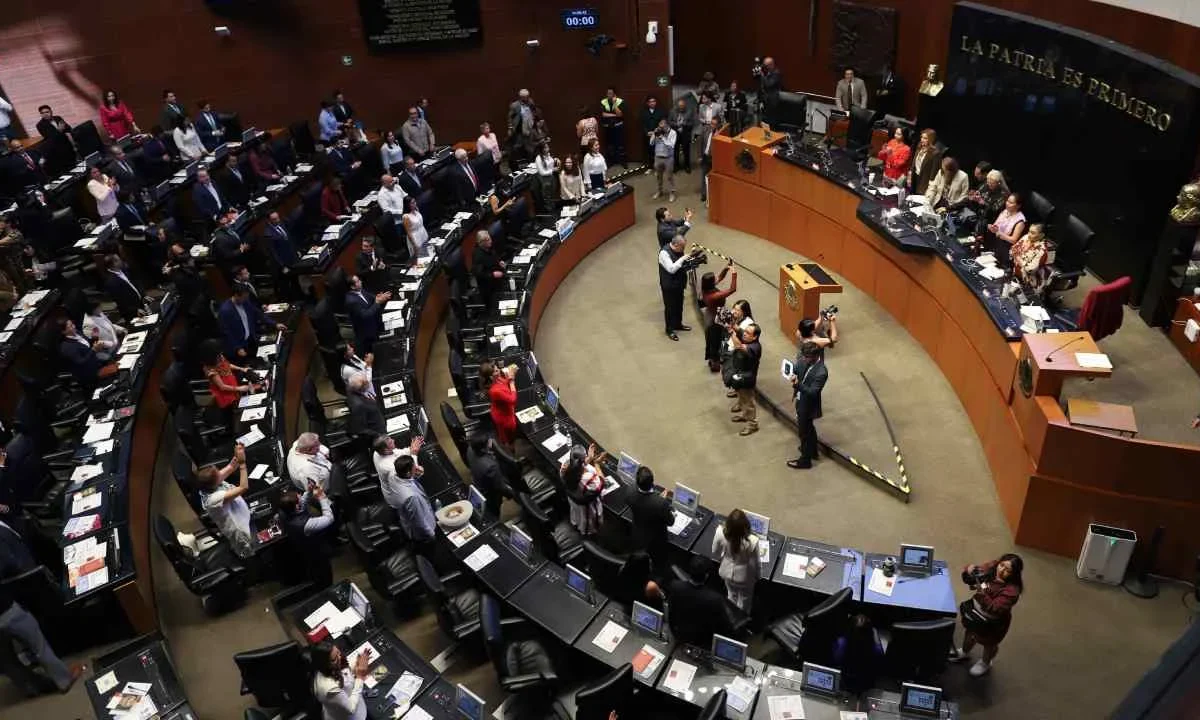 El Senado avala, en lo general, reforma para aplazar la elección judicial para 2028.