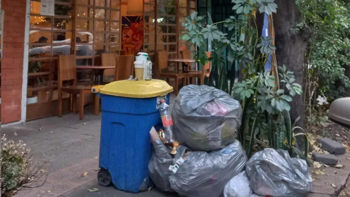 Condiciones. Corredores comerciales como la que se encuentra en la colonia Juárez se ven orillados a recurrir a servicios privados de recolección de desechos.