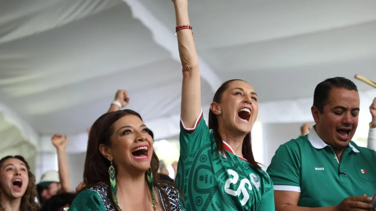 Sheinbaum celebra el triunfo de México