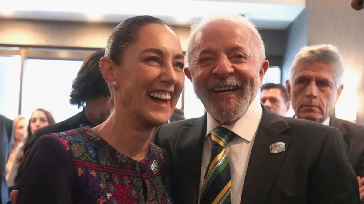 Sheinbaum dialoga con Lula da Silva