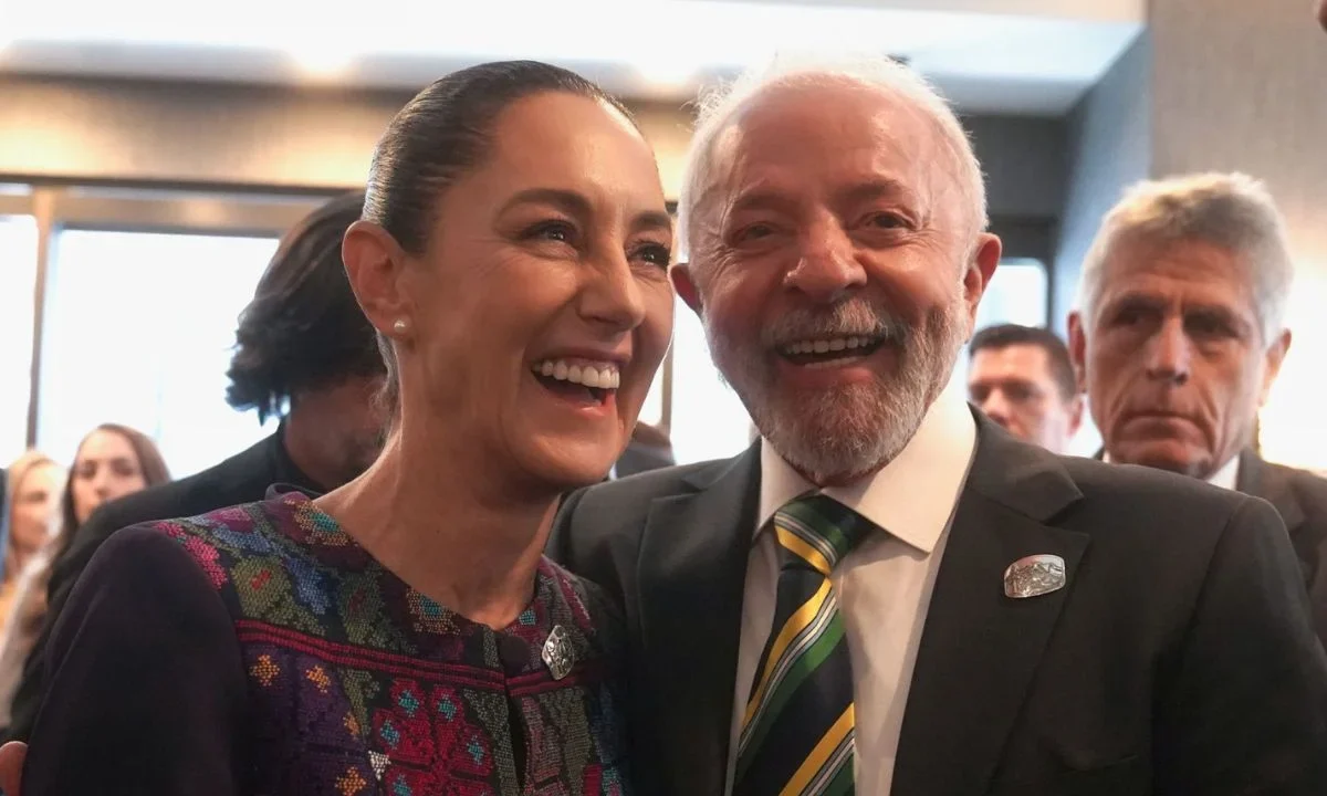 Sheinbaum dialoga con Lula da Silva