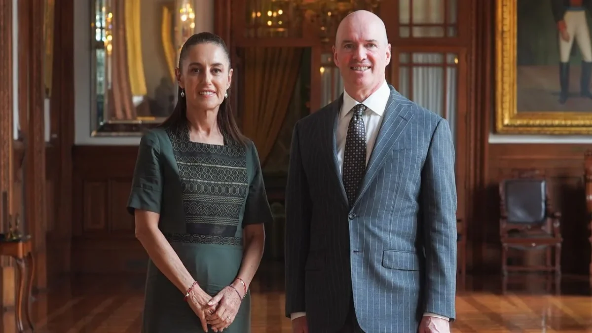 La presidenta Claudia Sheinbaum recibió en Palacio Nacional a Ben Horowitz, cofundador y socio general de la firma Andreessen Horowitz.