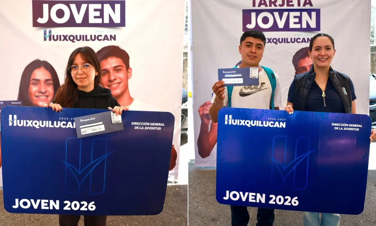 La presidenta municipal, Romina Contreras, informó que el programa 'Tarjeta Joven 2026' respalda a más de mil 300 jovenes de Huixquilucan.