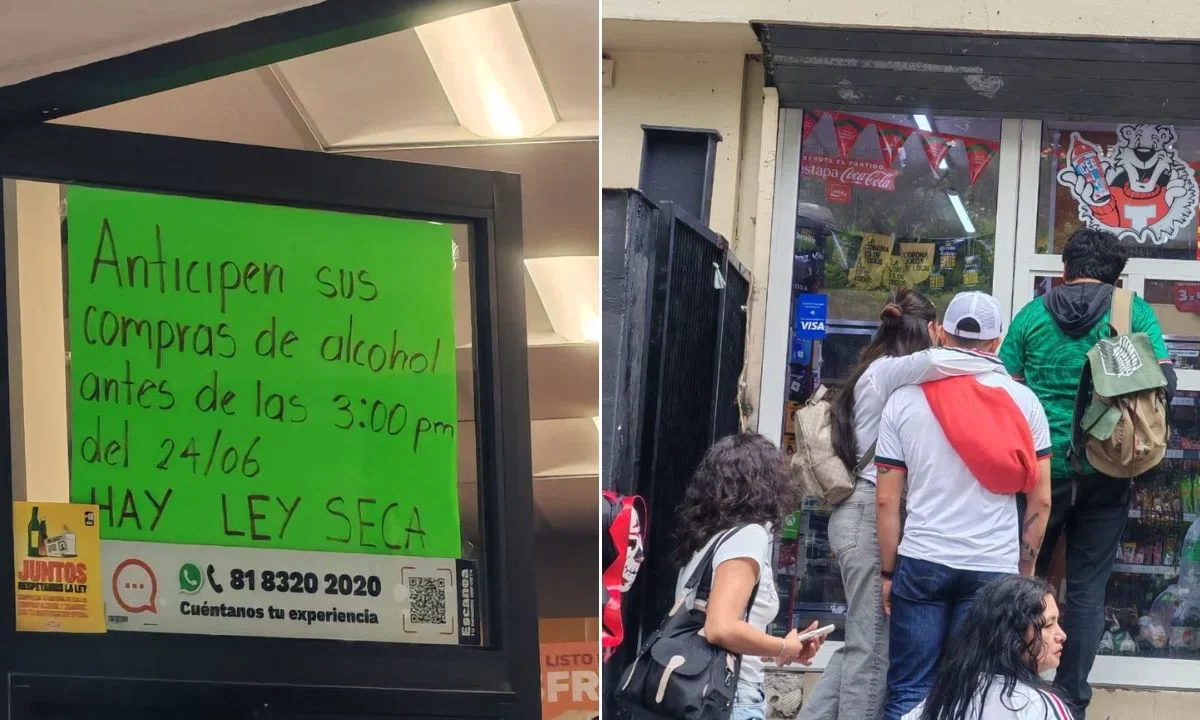 La Ley Seca entró en vigor en algunas zonas de la CDMX este miércoles 24 de junio por el partido entre México vs Chequia.
