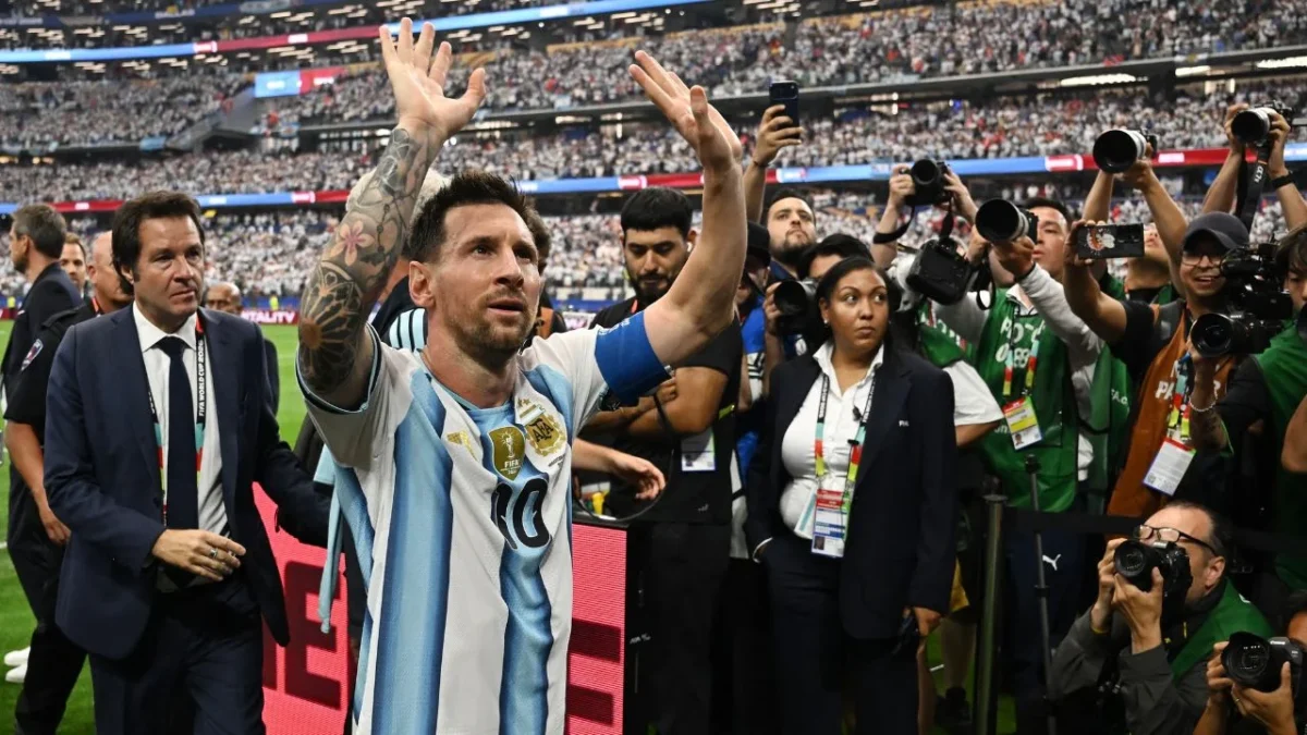 Lionel Messi consiguió otro récord a su cuenta tras posicionarse en solitario como el máximo artillero en las Copas del Mundo.