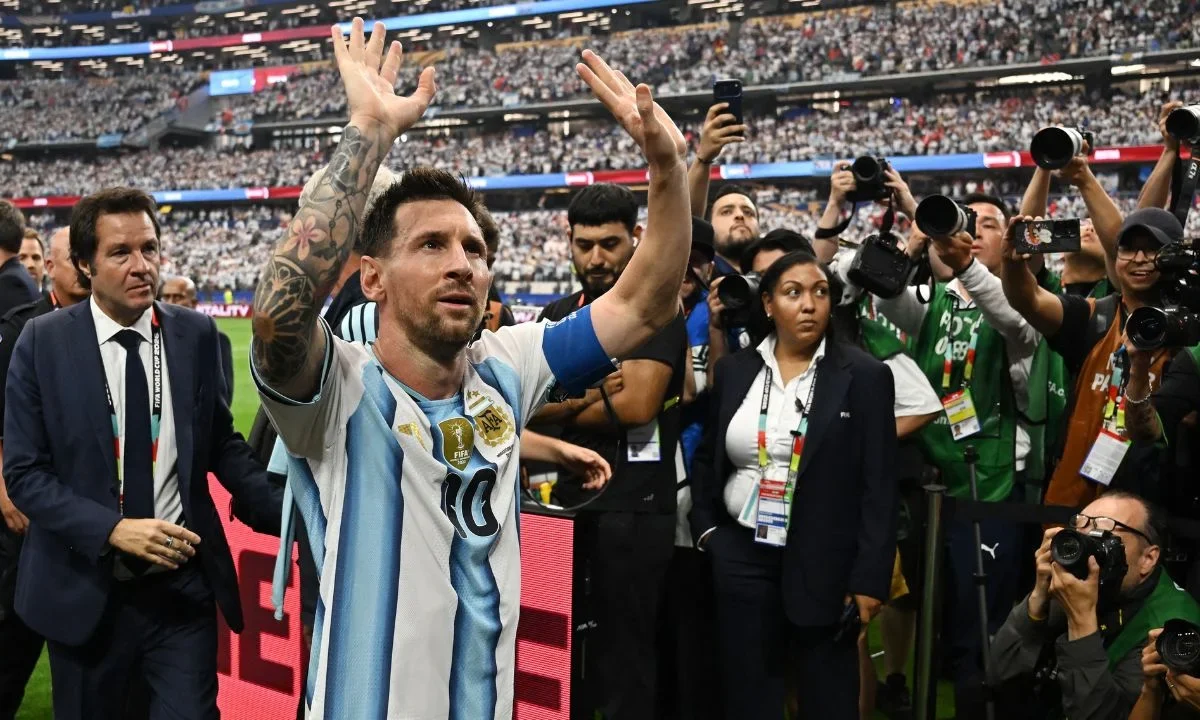 Lionel Messi consiguió otro récord a su cuenta tras posicionarse en solitario como el máximo artillero en las Copas del Mundo.