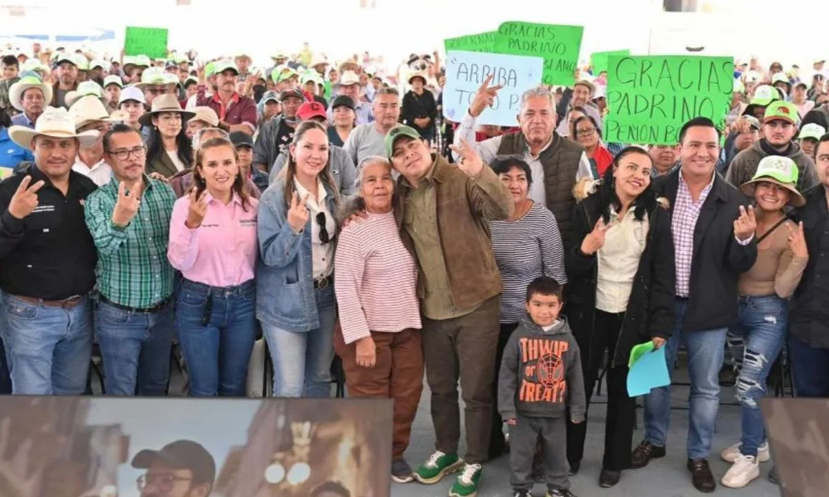Ricardo Gallardo impulsa el programa que entrega cajas de alimentos más grandes, incluyendo productos de limpieza para aliviar la economía de 600 mil familias.