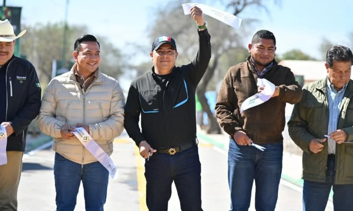 El gobernador de San Luis Potosí, Ricardo Gallardo, encabeza la Mesa de Coordinación para la Construcción de la Paz en Villa de Reyes.
