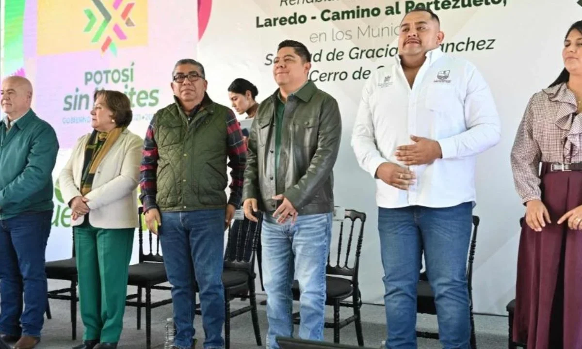 El rescate de 2.8 kilómetros conectará la carretera Laredo con Portezuelo e impulsará el turismoy la economía, destacó Ricardo Gallardo.
