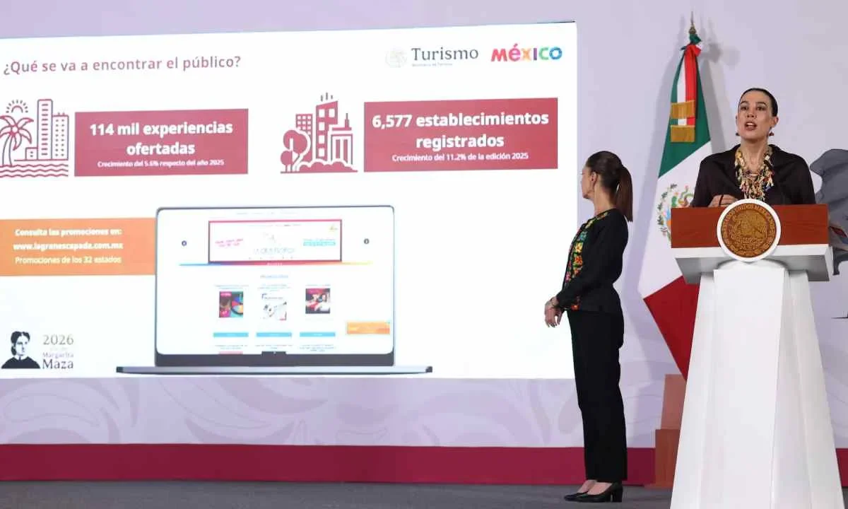 La Secretaría de Turismo (Sectur) dio a conocer la puesta en marcha la segunda edición de "La Gran Escapada".