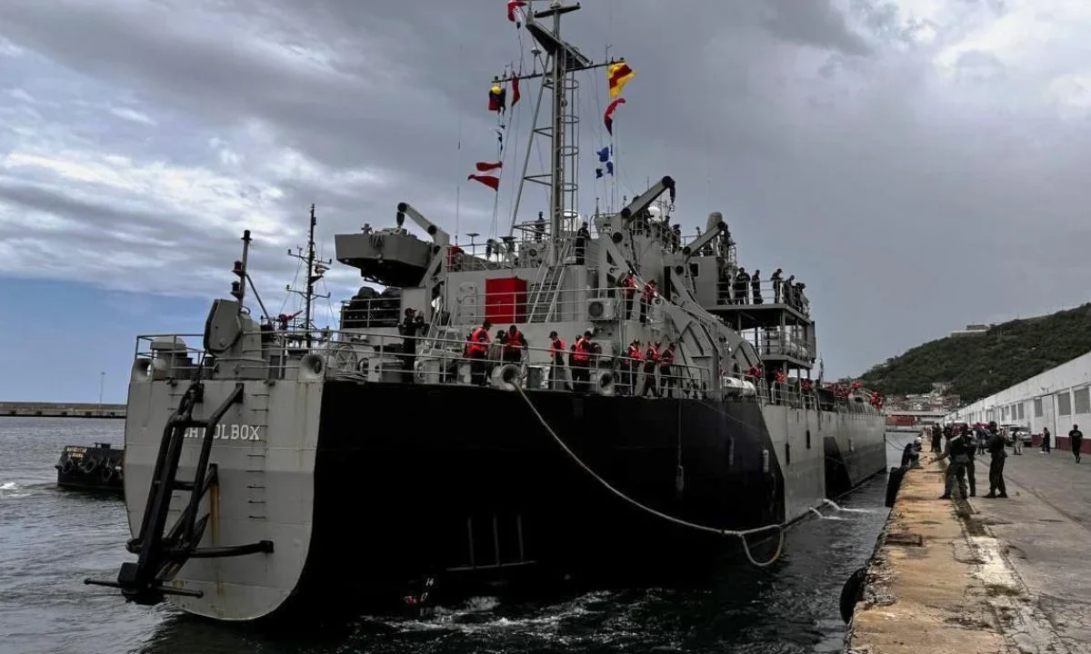 Arriban a Venezuela buques de la Armada de México con ayuda humanitaria