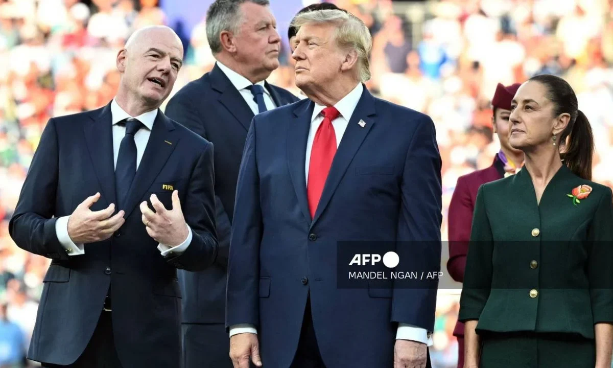 Trump e Infantino reciben abucheos en la final del Mundial