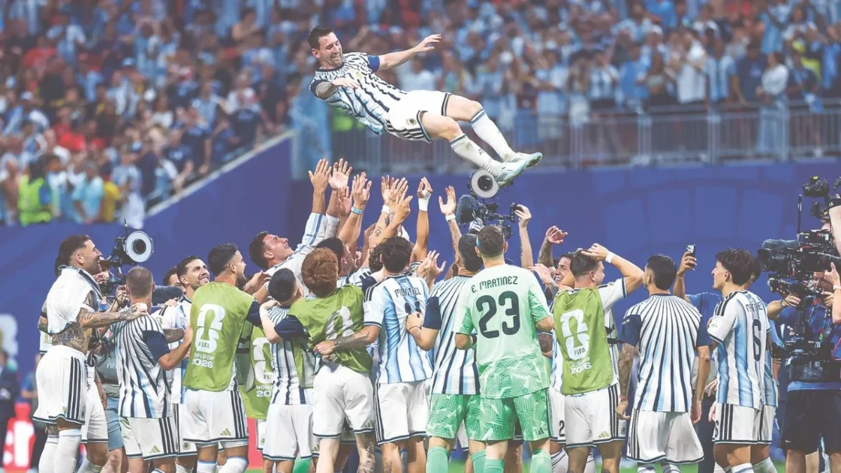 Argentina vino de atrás para reponerse de un 0-2 en contra y llevarse el duelo contra Egipto para acceder a la ronda de cuartos de final.