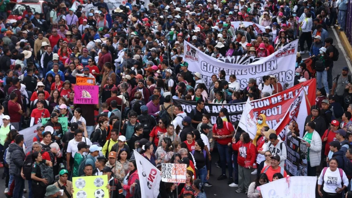 Secciones 9, 10, 11 y 60 de la CNTE convocaron a una nueva marcha en la CDMX para este miércoles 16 de julio, aquí los detalles.
