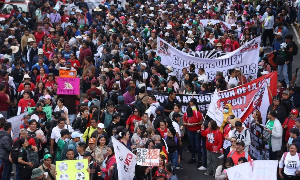 Secciones 9, 10, 11 y 60 de la CNTE convocaron a una nueva marcha en la CDMX para este miércoles 16 de julio, aquí los detalles.