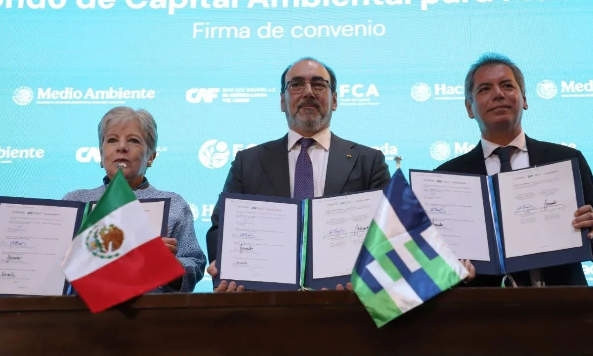 Semarnat, Hacienda y CAF buscan financiar proyectos ambientales y de desarrollo sostenible, sin generar presiones adicionales sobre las finanzas públicas.