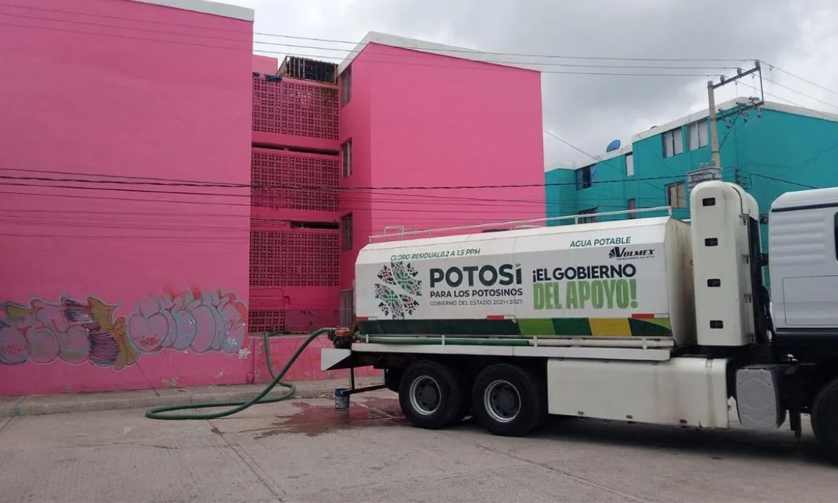 Durante junio, la CEA entregó 30 millones 220 mil litros mediante pipas en colonias afectadas en SLP por fallas en el servicio de Interapas.