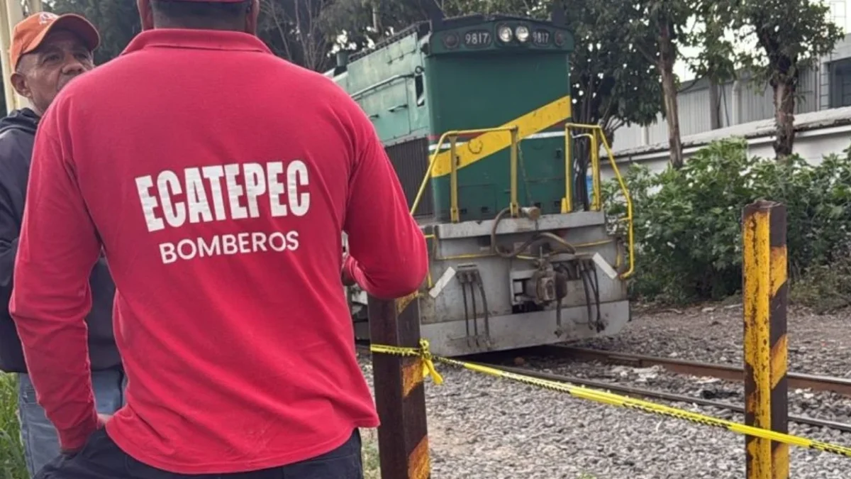 Locomotora se lleva cableado y postes en Santa María Tulpetlac