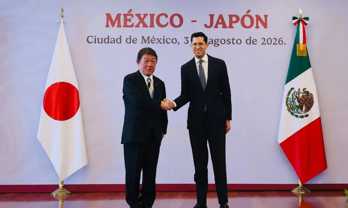 El Canciller de México y el Ministro de Asuntos Exteriores de Japón dialogaron sobre seguir fortaleciendo las relaciones bilaterales.