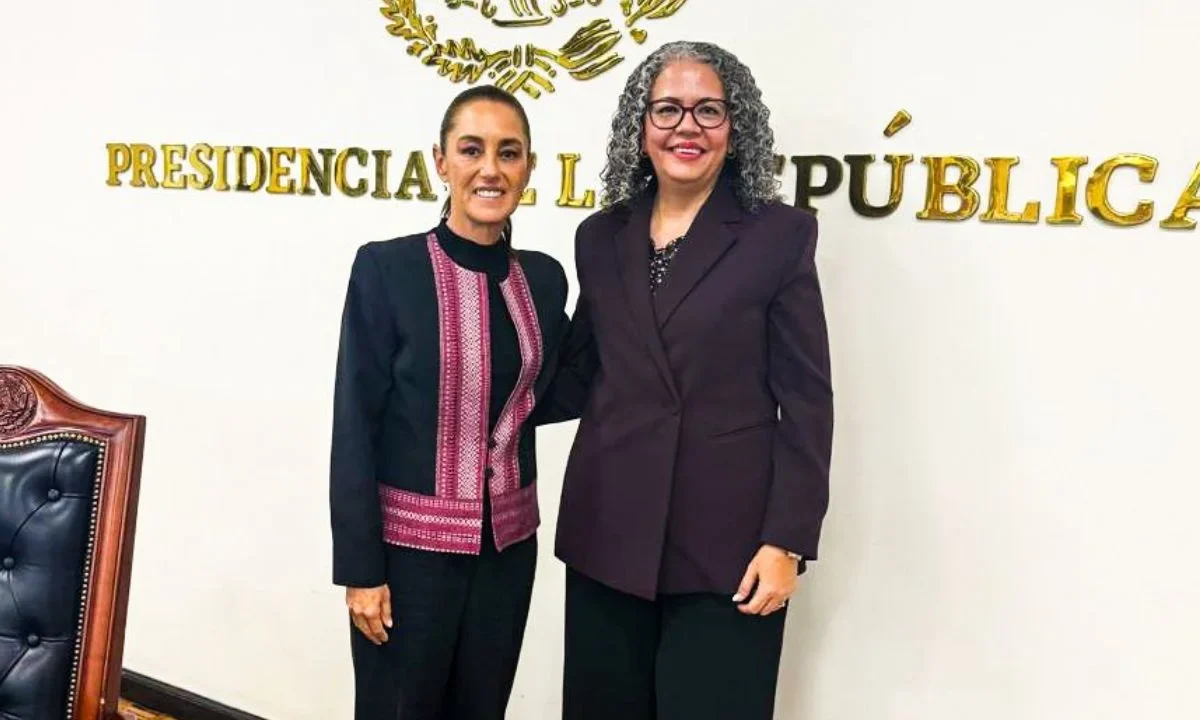 Sheinbaum se reúne con la gobernadora de Sinaloa