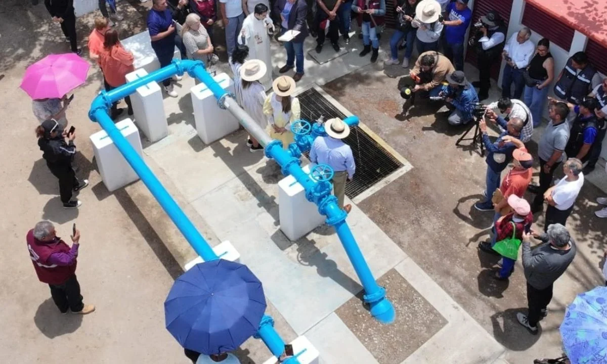 Sheinbaum informó sobre avances en materia de infraestructura hidráulica que se realiza con Ecatepec y reconoció el trabajo hecho con la alcaldesa.