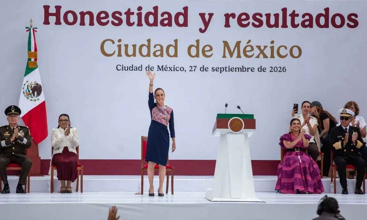 José Ramón López Beltrán felicitó a la presidenta Sheinbaum por el mensaje que pronunció este domingo en el Zócalo.