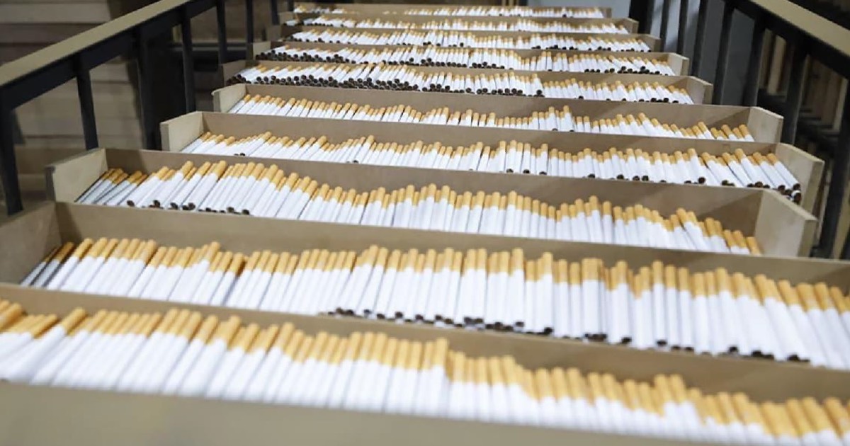 Decomiso de 60 toneladas de cigarros apócrifos en Huixquilucan, Estado de México