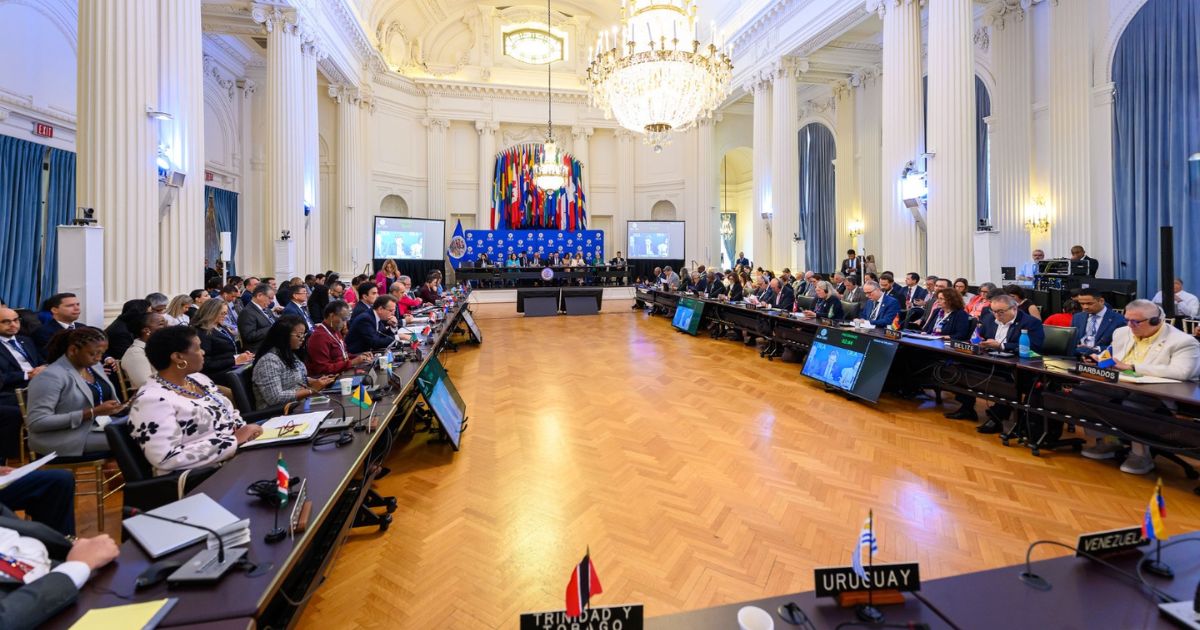 Resolución de OEA que pide elecciones libres y la restitución de derechos políticos a Nicaragua