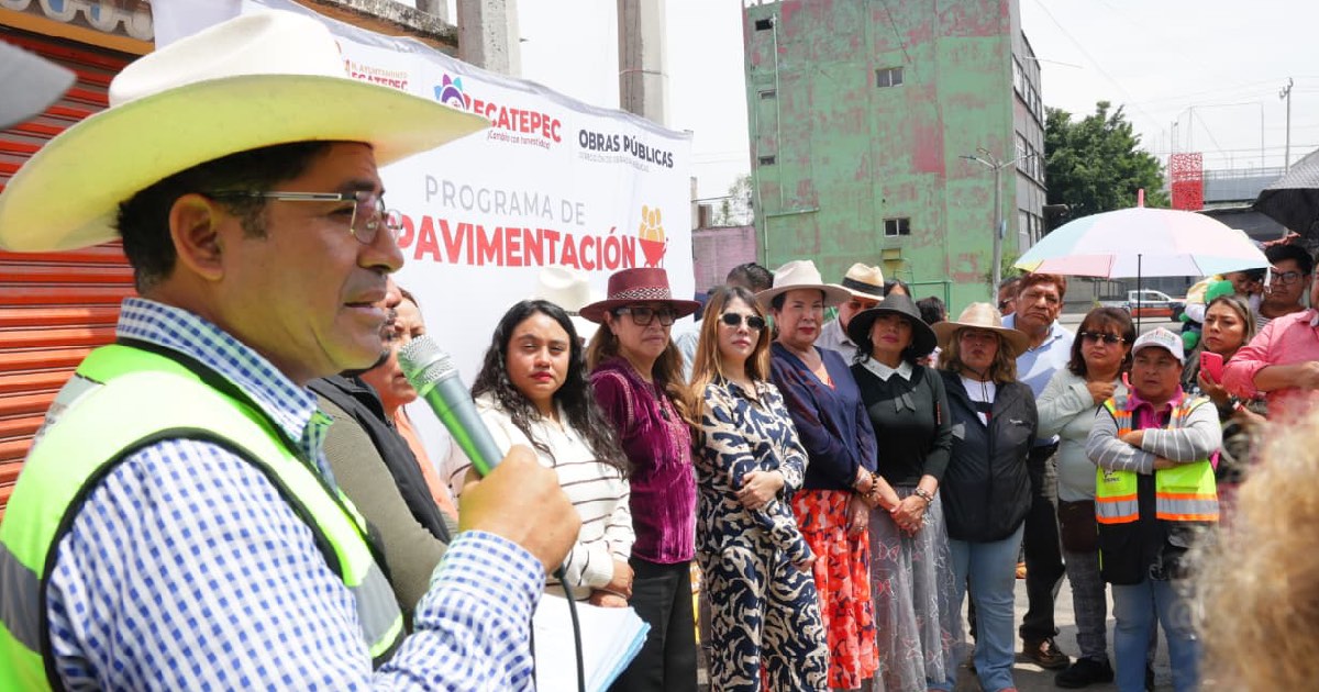 Repavimentación en Ecatepec